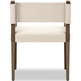 Ferris Dining Arm Chair, Nomad Snow by Four Hands