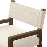 Ferris Dining Arm Chair, Nomad Snow by Four Hands