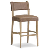 Ferris Leather Bar & Counter Stool by Four Hands
