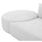 Fickle 3 Piece Chaise Modular Sofa, Grey-Furniture - Sofas-High Fashion Home