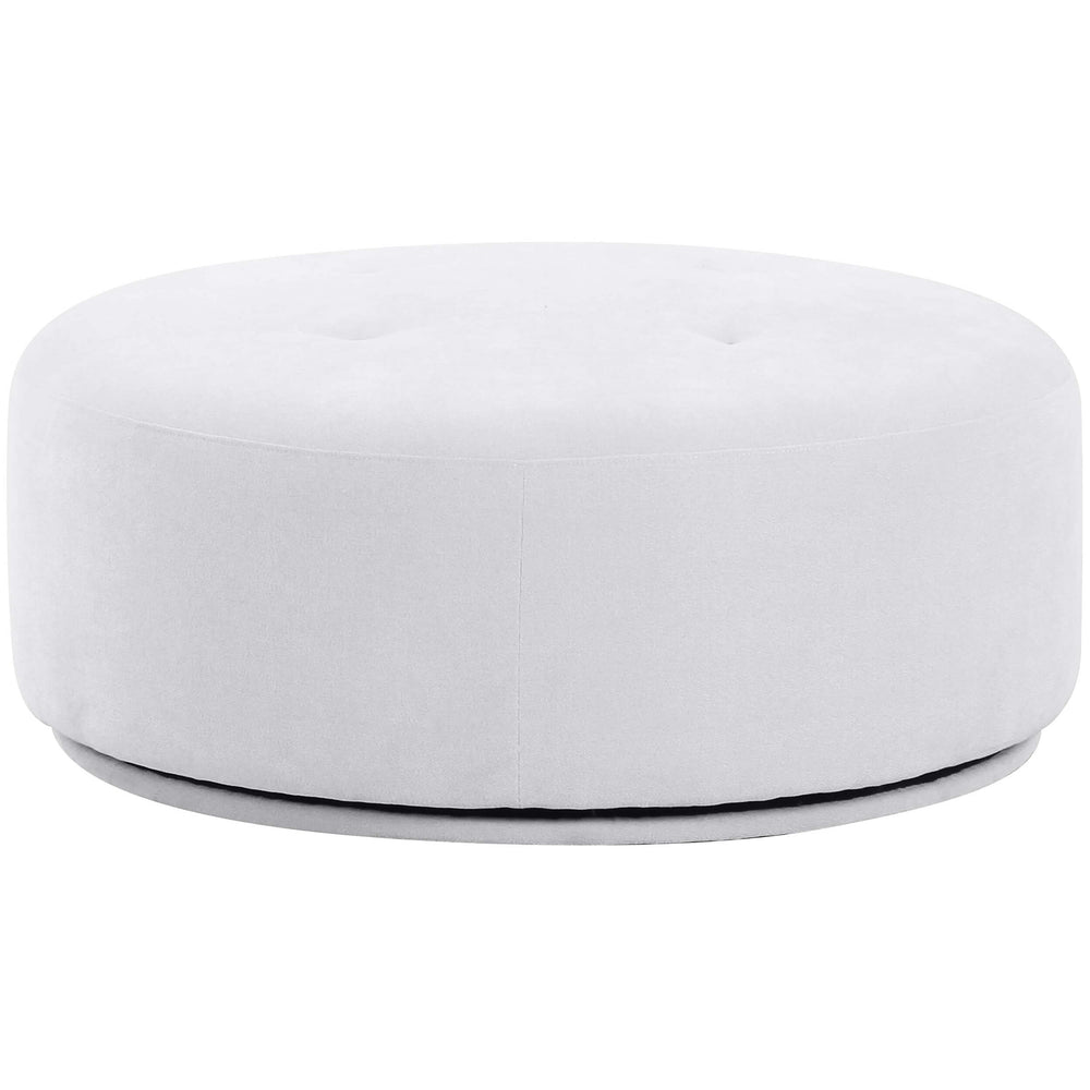 Fickle Swivel Ottoman, Grey