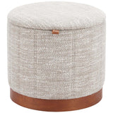 Fije Storage Ottoman, Gray-Furniture - Storage-High Fashion Home