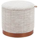 Fije Storage Ottoman, Gray-Furniture - Storage-High Fashion Home