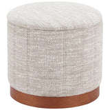 Fije Storage Ottoman, Gray-Furniture - Storage-High Fashion Home