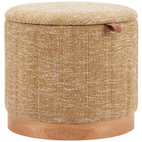 Fije Storage Ottoman, Oat Yellow-Furniture - Storage-High Fashion Home