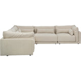 Finch 5 Piece Sectional, Tasmin Linen