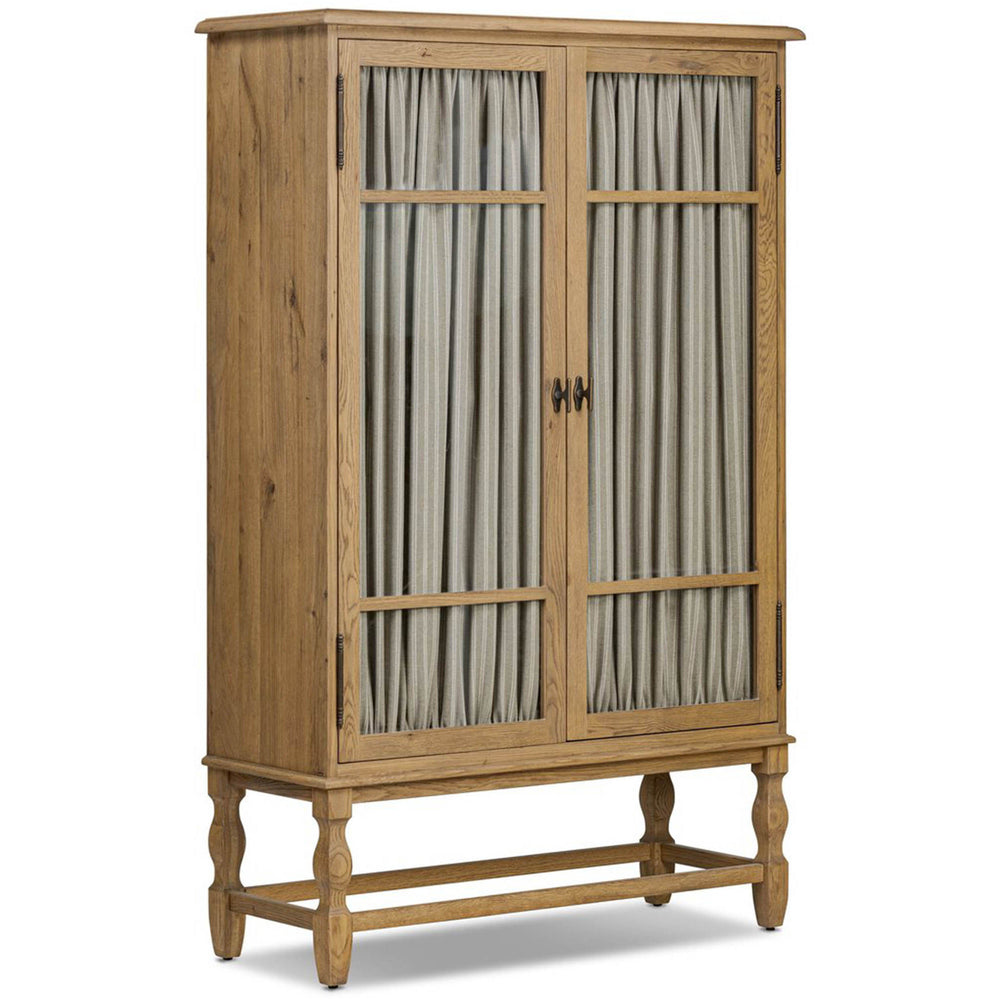 Finley Cabinet, Aged Smoked Oak by Amber Lewis x Four Hands