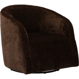Finn Swivel Chair, Sansa Chocolate