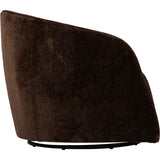 Finn Swivel Chair, Sansa Chocolate