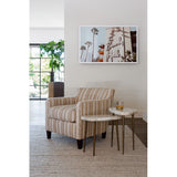 Fino Tall Side Table, Antique Satin Brass-Furniture - Accent Tables-High Fashion Home