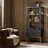 Fiona Bookcase, Russet Mahogany by Four Hands-Furniture - Storage-High Fashion Home