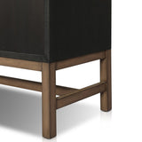 Fiona Tall Dresser, Black Raffia by Four Hands