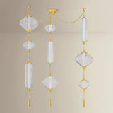 Fiorello Chandelier, Vintage Polished Brass-Lighting-High Fashion Home