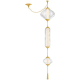 Fiorello Pendant, Vintage Polished Brass-Lighting-High Fashion Home