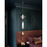 Fiorello Pendant, Vintage Polished Brass-Lighting-High Fashion Home