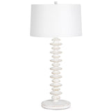 Fishbone Buffet Lamp, White