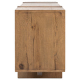 Fisher Media Console, Rustic Amber by Four Hands