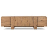 Fisher Media Console, Rustic Amber by Four Hands