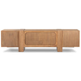 Fisher Media Console, Rustic Amber by Four Hands