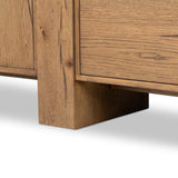 Fisher Media Console, Rustic Amber by Four Hands