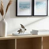 Fish w/Acrylic Ball, Silver-Accessories-High Fashion Home