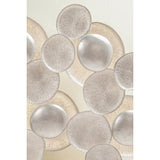 Fistral 7 Light Semi Flush, Texture Warm Silver Leaf