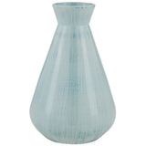 Flare Spire Outdoor Vase, Powder Blue-Accessories-High Fashion Home