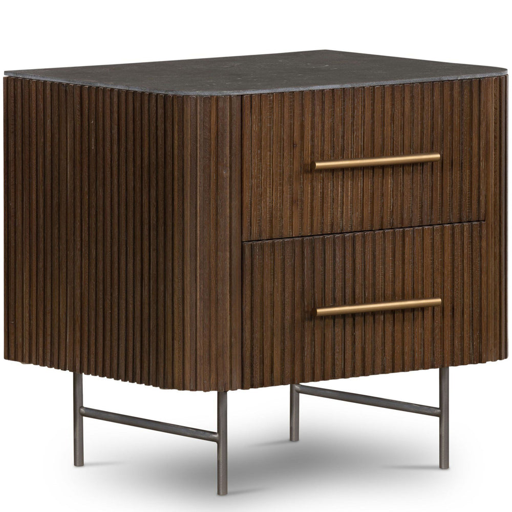 Fletcher Nightstand, Terra Brown by Four Hands-Furniture - Bedroom-High Fashion Home
