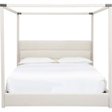 Florence Canopy Bed, Dinara Natural-Furniture - Bedroom-High Fashion Home