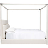 Florence Canopy Bed, Dinara Natural-Furniture - Bedroom-High Fashion Home