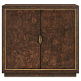 Flores 2 Door Cabinet, Walnut