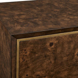 Flores 2 Door Cabinet, Walnut