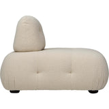 Flow Element Lounge Chair, Ivory Boucle-Furniture - Chairs-High Fashion Home