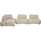 Flow Element Modular Sectional, Ivory Boucle-Furniture - Sofas-High Fashion Home