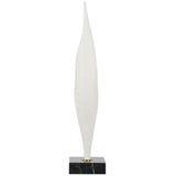 Fluid Drop Sculpture, White-Accessories-High Fashion Home