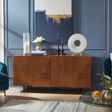 Fluteboard Cabinet, Brown