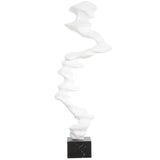 Flux Sculpture, Matte White-Accessories-High Fashion Home