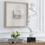 Flux Sculpture, Matte White-Accessories-High Fashion Home