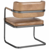 Fonda Leather Dining Chair, Adobe Tan, Set of 2-Furniture - Dining-High Fashion Home