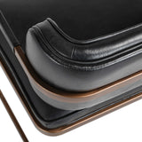 Fonda Leather Dining Chair, Jet Black, Set of 2-Furniture - Dining-High Fashion Home