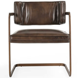 Fonda Leather Dining Chair, Truffle Brown, Set of 2-Furniture - Dining-High Fashion Home