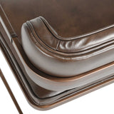 Fonda Leather Dining Chair, Truffle Brown, Set of 2-Furniture - Dining-High Fashion Home