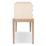 Ford Console Table, Beige Painted Linen by Four Hands-Furniture - Accent Tables-High Fashion Home