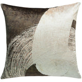Forest Abstract Pillow, Green/Beige-Accessories-High Fashion Home