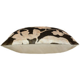 Forest Floral Pillow, Green/Beige-Accessories-High Fashion Home