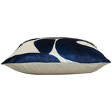 Forest Pillow, Ivory/Navy-Accessories-High Fashion Home