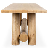 Foundation Rectangle Gathering Table, Light Oak-Furniture - Dining-High Fashion Home