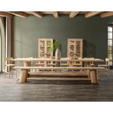 Foundation Rectangle Gathering Table, Light Oak-Furniture - Dining-High Fashion Home