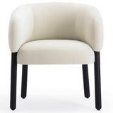 Foxy Accent Chair, Cream-Furniture - Chairs-High Fashion Home