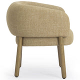 Foxy Accent Chair, Honey-Furniture - Chairs-High Fashion Home